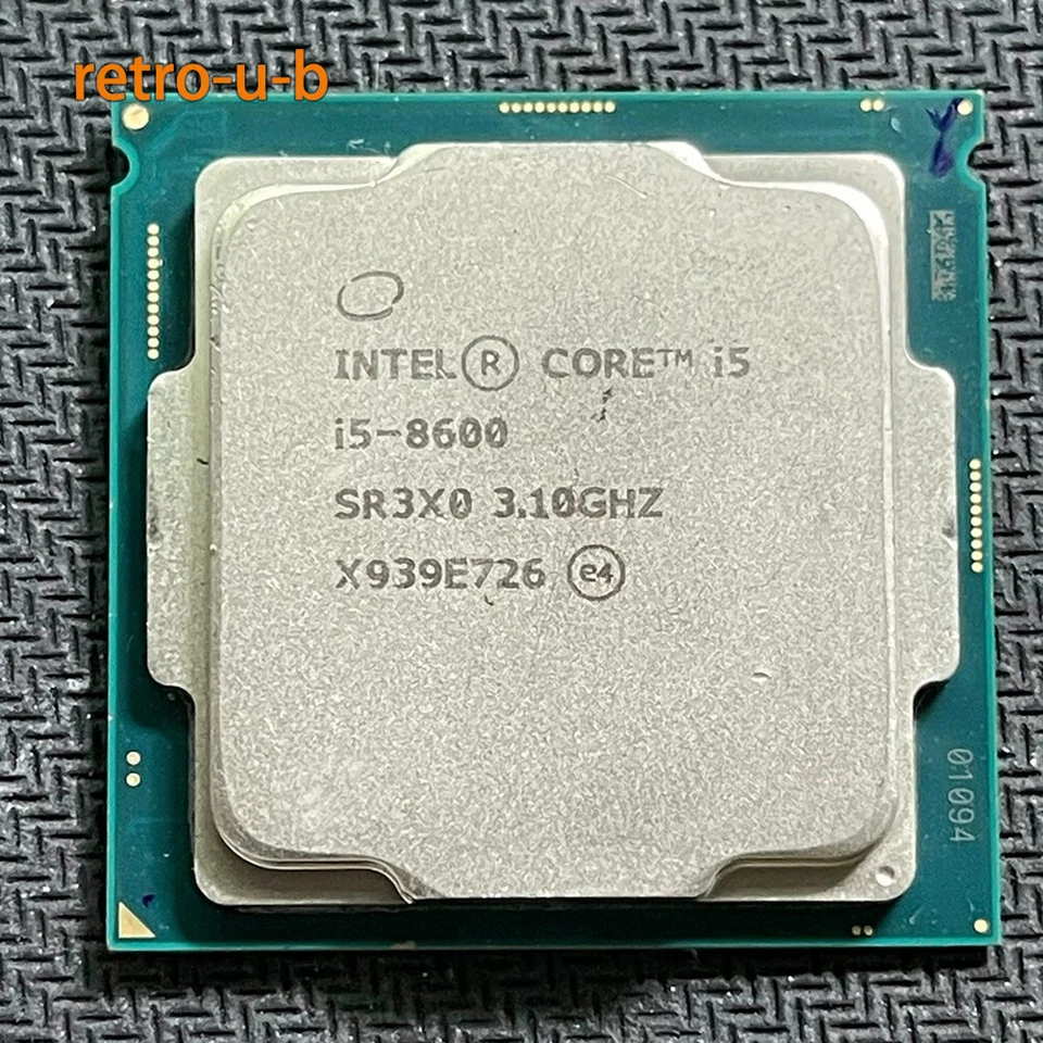 8Th Gen Intel Core i5-8600 LGA 1151 CPU Processor SR3X0 3.10Ghz 6-Core/Thread - Image 1 of 1