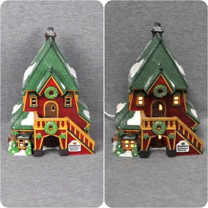 Santa's Rooming House 56386 Dept 56 North Pole Series Retired 1999 - Picture 1 of 20