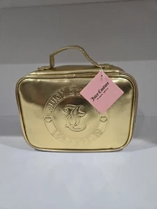 Juicy Couture Gold Reise Make-up Kosmetiktasche inklusive/Reiseflasche Neu mit Etikett  - Bild 1 von 12