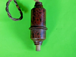 7cm brown Bakelite push button - exc functional condition - Picture 1 of 3