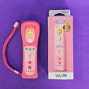 Official Wii Remote PEACH 🍑Nintendo Motion Plus Inside 👾 Wii U OEM BOX - Picture 1 of 1