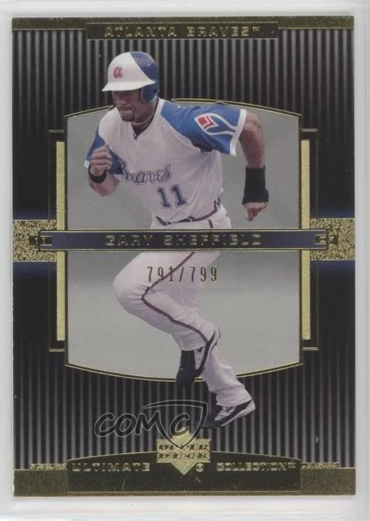 2002 Upper Deck Ultimate Collection /799 Gary Sheffield #8 - Image 1 of 2