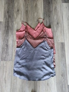 Express Spaghetti Strap Dressy & Lined Loose Tank Top - Lot Of 3 - Size Large - Picture 1 of 3