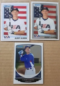 2010 Bowman Albert Almora Menge 3 1. Bowman Chrome Entwurf USA Baseball #BDPP57 - Bild 1 von 2