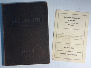 Lotto Annuario Antico 1928 Bartow High School Florida & Play Program - Foto 1 di 14