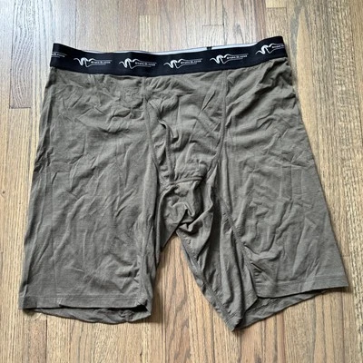 Stone Glacier Chinook Merino Boxer SZ CL Army Green Briefs Soft Outdoor Hiking - Image 1 of 4