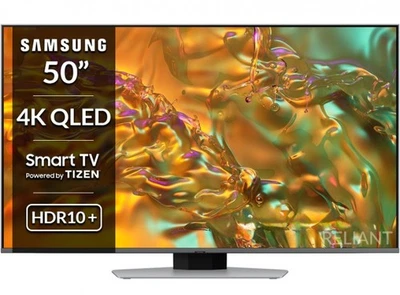 Samsung 50" Inch 4K QLED Q80D Smart TV With Central Stand - QE50Q80D - Image 1 of 4