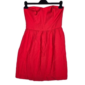 Ann Taylor Loft rotes trägerloses Minikleid Damengröße 2 - Bild 1 von 4