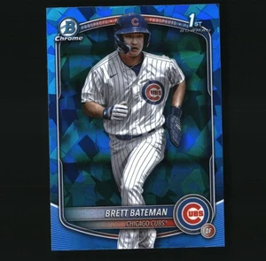 2025 Bowman Chrome Sapphire 1st Brett Bateman Chicago Cubs - Bild 1 von 2