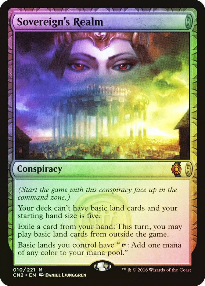 MTG FOIL Sovereign's Realm  - Conspiracy: Take the Crown #10 - Image 1 of 1