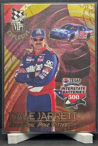 1997 Press Pass VIP EXPLOSIVE Insert #47 Dale Jarrett Inaugural Pole Sitter NM+ - Picture 1 of 2