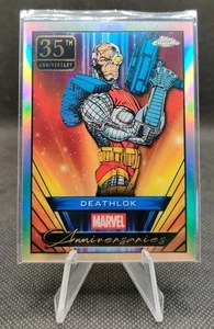Tarjeta coleccionable 2025 Topps cromada Marvel Anniversaries #MA-24 Deathlok  - Imagen 1 de 2