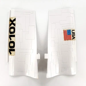 Vintage 1987 GI Joe Defiant Space Shuttle linke & rechte Schachttüren gebrochene Scharniere LESEN - Bild 1 von 8