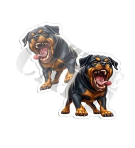 Adesivo protettivo Rottweiler decalcomania impermeabile auto cane creature coccolose 2 CONFEZIONI - Foto 1 di 3