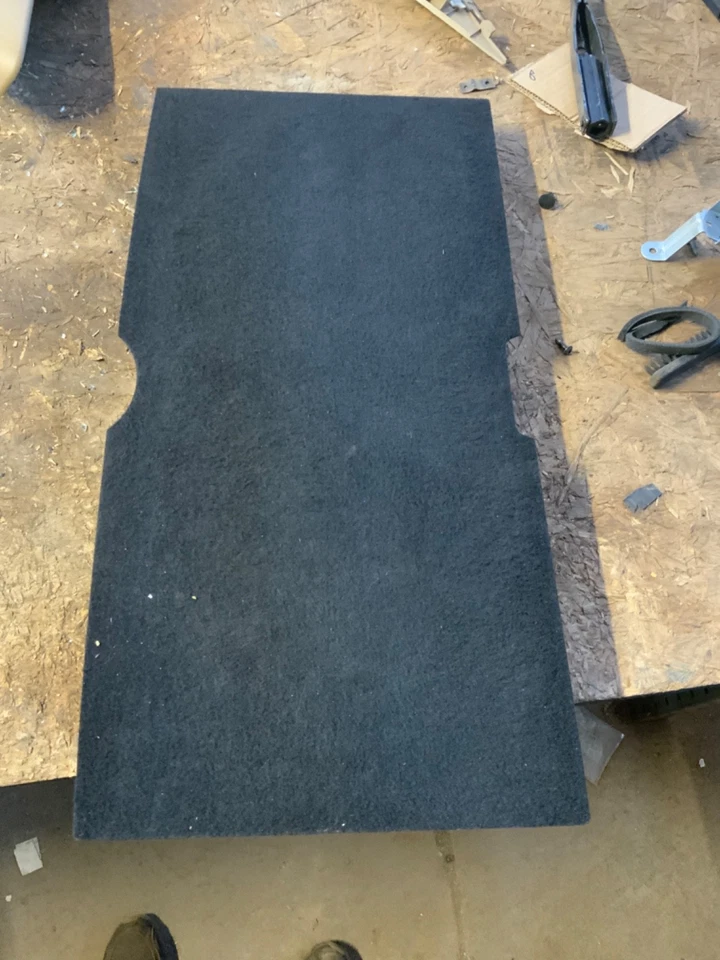 Mini Cooper S R56 2008-2011 maletero alfombra cubierta rueda de repuesto negro OEM. Foto 1 de 2