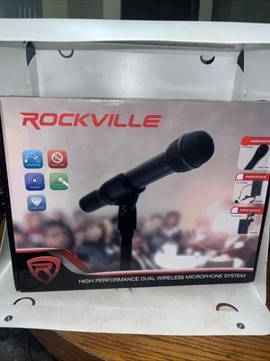 Rockville Rwm1201vh (2) Dual Wireless Microphone System - Image 1 of 4