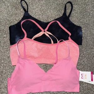 NEW Girls Maidenform Old Navy Hanes Sports Bra Lot Size L - Picture 1 of 7