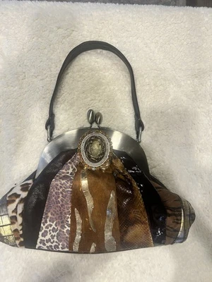 Bolso de mano de diseñador italiano Renato Angi vintage raro Foto 1 de 4