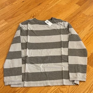 Kids Softest Rugby Striped Long Sleeve Shirt (Size L) NWT - Picture 1 of 2