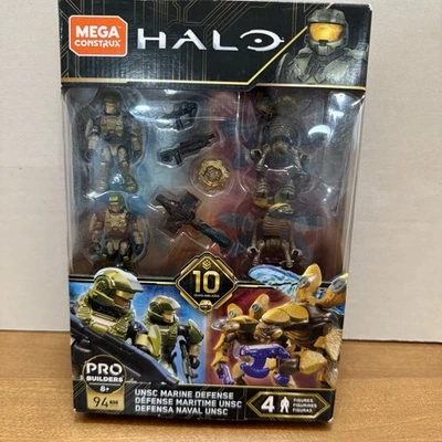 HALO Mega Construx - UNSC Marine Defense - Pro Builders 4 Figures 94 Pces *NEW* - Image 1 of 3