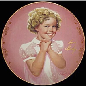 SHIRLEY TEMPLE "EDEL" SAMMLERTELLER - Bild 1 von 3