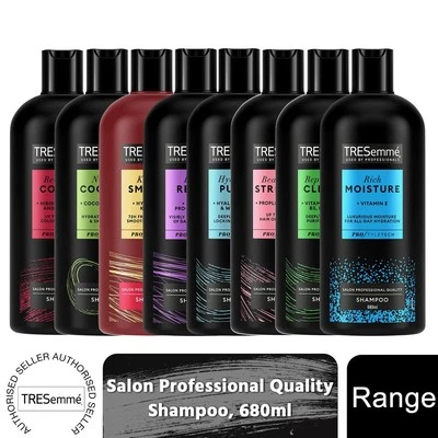 Tresemme Shampoo Range Used by Professionals for All Hair Types 680ml, 2 Pack - Image 1 of 4