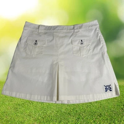 BROOKS BROTHERS Skort женщин 8 от белый гольф теннис пиклбол ProSport эластичной - Изображение 1 из 4