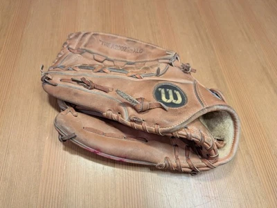 LEFTY Wilson The A2002 XLC A2000 13" Leather Dual Hinge Baseball  Glove LHT GUC - Image 1 of 4