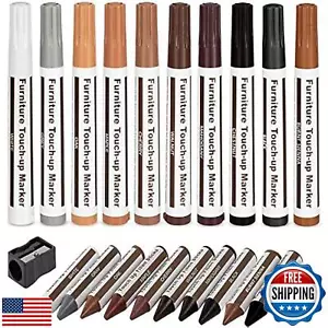 Furniture Markers Touch Up,Wood Filler Floor Scratch Repair Kits,Set of 21-Ma - Picture 1 of 5