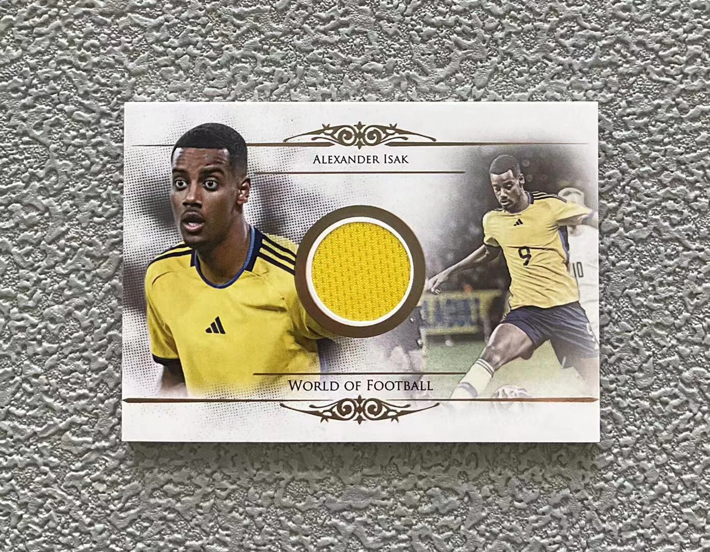 2024 Futera Unique Nostalgia ALEXANDER ISAK World of Football Jersey 02/18
