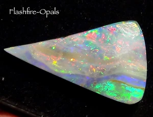 7,52ct. GEM BOULDER OPAL ROT-GRÜN-GOLD-TÜRKISE! VIDEO FLASHFIRE-OPALS - Picture 1 of 6