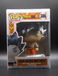 Funko POP Goku Action Figure (Ultra Instinct) #386 + PROTETTORE - Foto 1 di 6