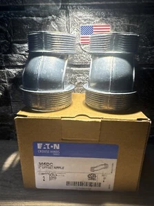 BOX OF 2 EATON Crouse-Hinds 305DC Offset Conduit Nipple 2 in - Picture 1 of 6