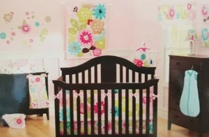 Summer Petals schönes Kinderzimmer Spannbetttuch Neu in Verpackung - Bild 1 von 9