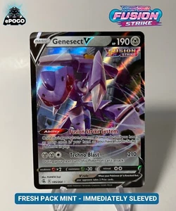 Genesect V 185/264 Reverse Holo Pokemon TCG: Fusion Strike NEUWERTIG HEUTE VERSANDT - Bild 1 von 2