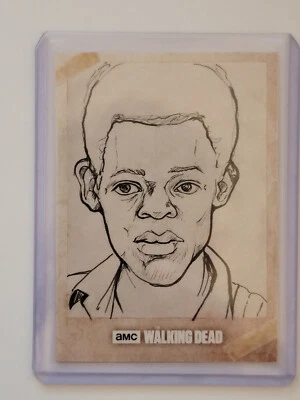 2017 Topps Walking Dead Evolution Cathy Razim Sketch Autograph 1/1 - Image 1 of 2