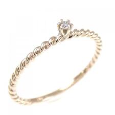 Authentic K10PG Diamond Ring 0.02CT  #260-006-216-1015