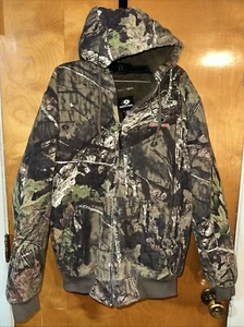 Mossy Oak Full Zip Camo Jacket Size Small Camo Coat Mossy Oak Quilted Interior - Picture 1 of 3