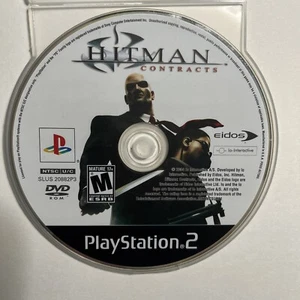 Hitman: Contracts (Sony PlayStation 2, 2004)  Disc And Case.  No Manual - Picture 1 of 2