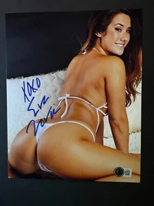 Eva Lovia Hot! foto autografata firmata sexy pornostar 8x10 Beckett BAS coa - Foto 1 di 1