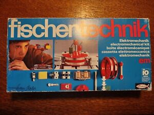 Vintage Fischer Technik electromechanical kit with instruction manuals