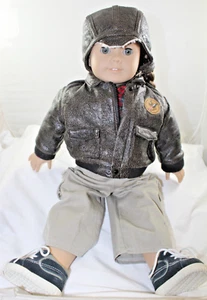 American Girl 19" Molly Doll w/ Aviator Outfit; Jacket, Cap, Pants & Shoes - Picture 1 of 16