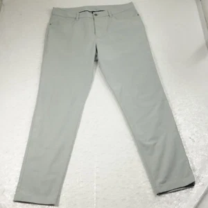 Lululemon Pants Mens 36x32 Gray Slim Straight 5 Pocket ABC Warpstreme Light Wash - Picture 1 of 11