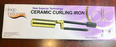 Rizador de cerámica Deep Briliance - 1-1/4" NUEVO EN CAJA BODY WAVE CURL. Foto 1 de 3
