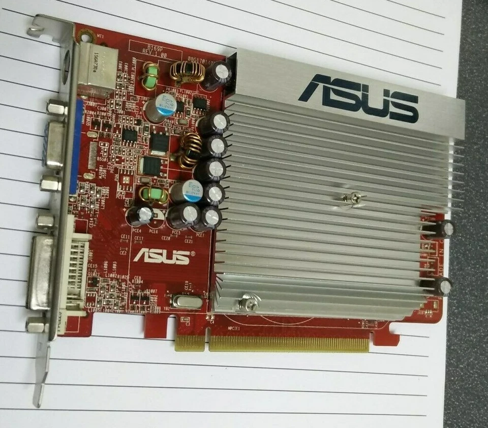 ASUS EAH2400PRO/HTP/256M/A 256MB PCIe DVI / VGA / TvOut Silent Graphics Card - Image 1 of 1