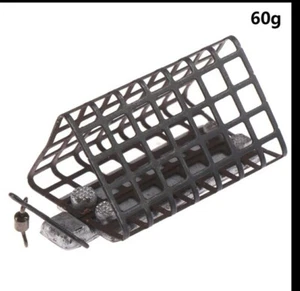 60g Metall Dreieck Angeln Feeder Platinen Angeln Köder Korb Käfig Angeln Tackle - Bild 1 von 4