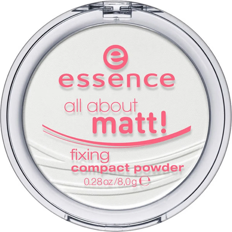 ESSENCE 'All About Matt' Fixing Compact Powder Sets Makeup Mattifies Translucent - Image 1 of 1