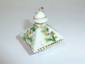 XXS Extravagant Porzellanflakon Bottle Meissen XIX Century - Zdjęcie 1 z 11