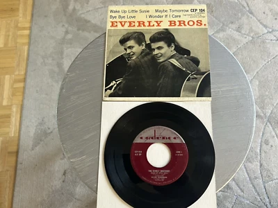 The Everly Brothers 4-Song EP Cadence CEP-104 45/Picture Cover - Image 1 of 4