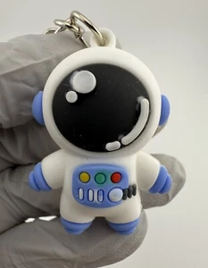Astronaut PVC Rubber & Metal Keychain - Picture 1 of 10